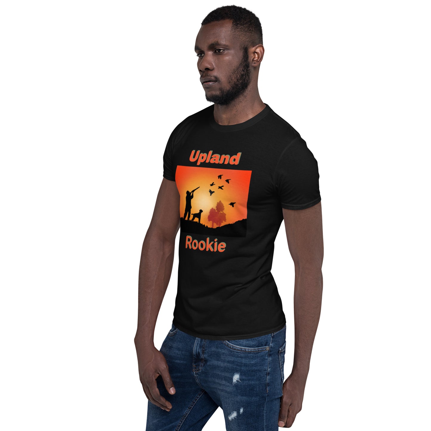 Short-Sleeve Unisex Man & Dog Silhouette at Sunset T-Shirt