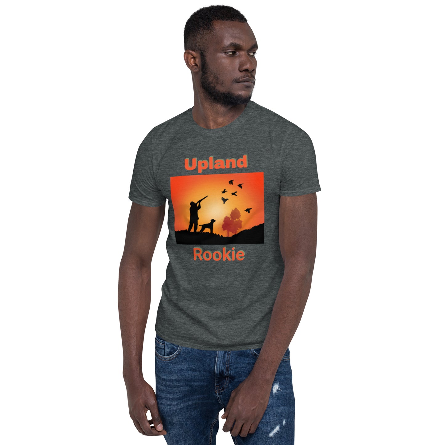 Short-Sleeve Unisex Man & Dog Silhouette at Sunset T-Shirt