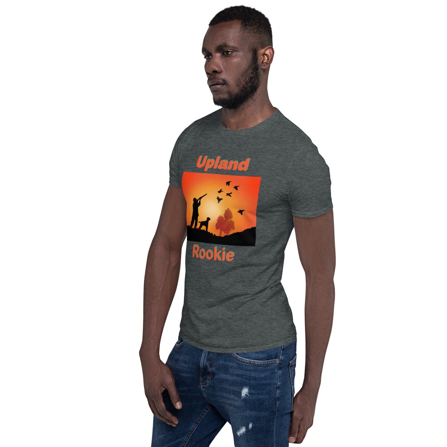 Short-Sleeve Unisex Man & Dog Silhouette at Sunset T-Shirt