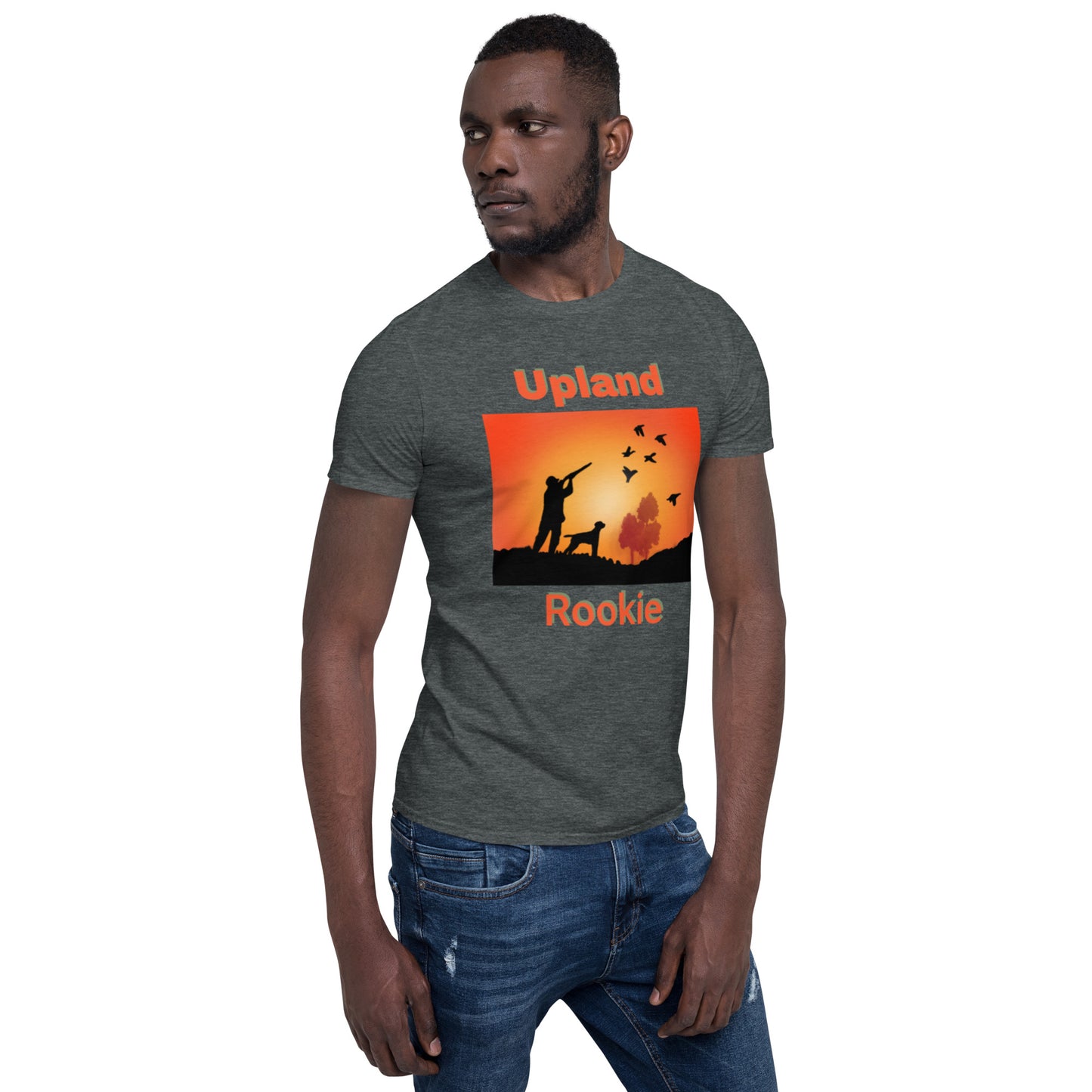 Short-Sleeve Unisex Man & Dog Silhouette at Sunset T-Shirt