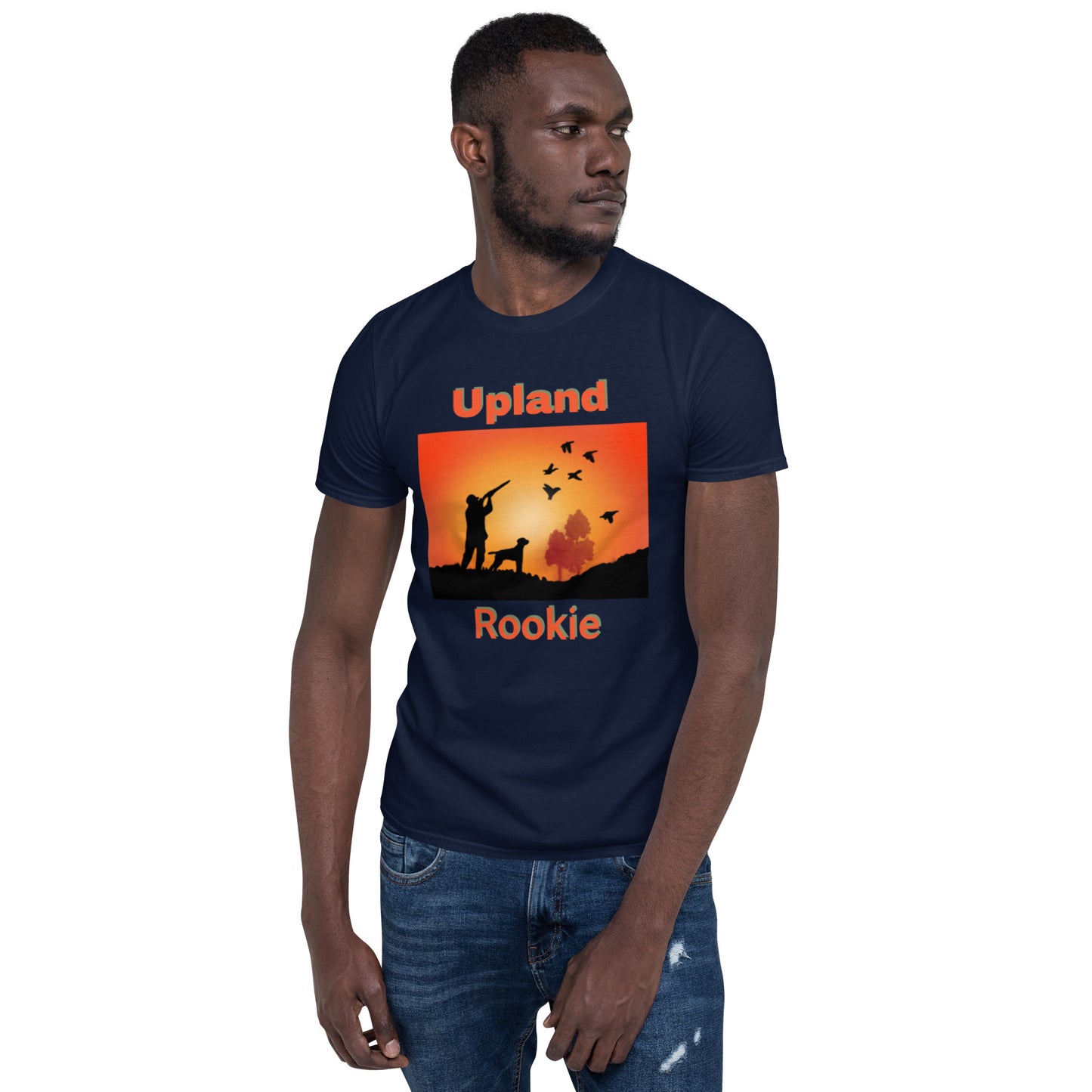 Short-Sleeve Unisex Man & Dog Silhouette at Sunset T-Shirt