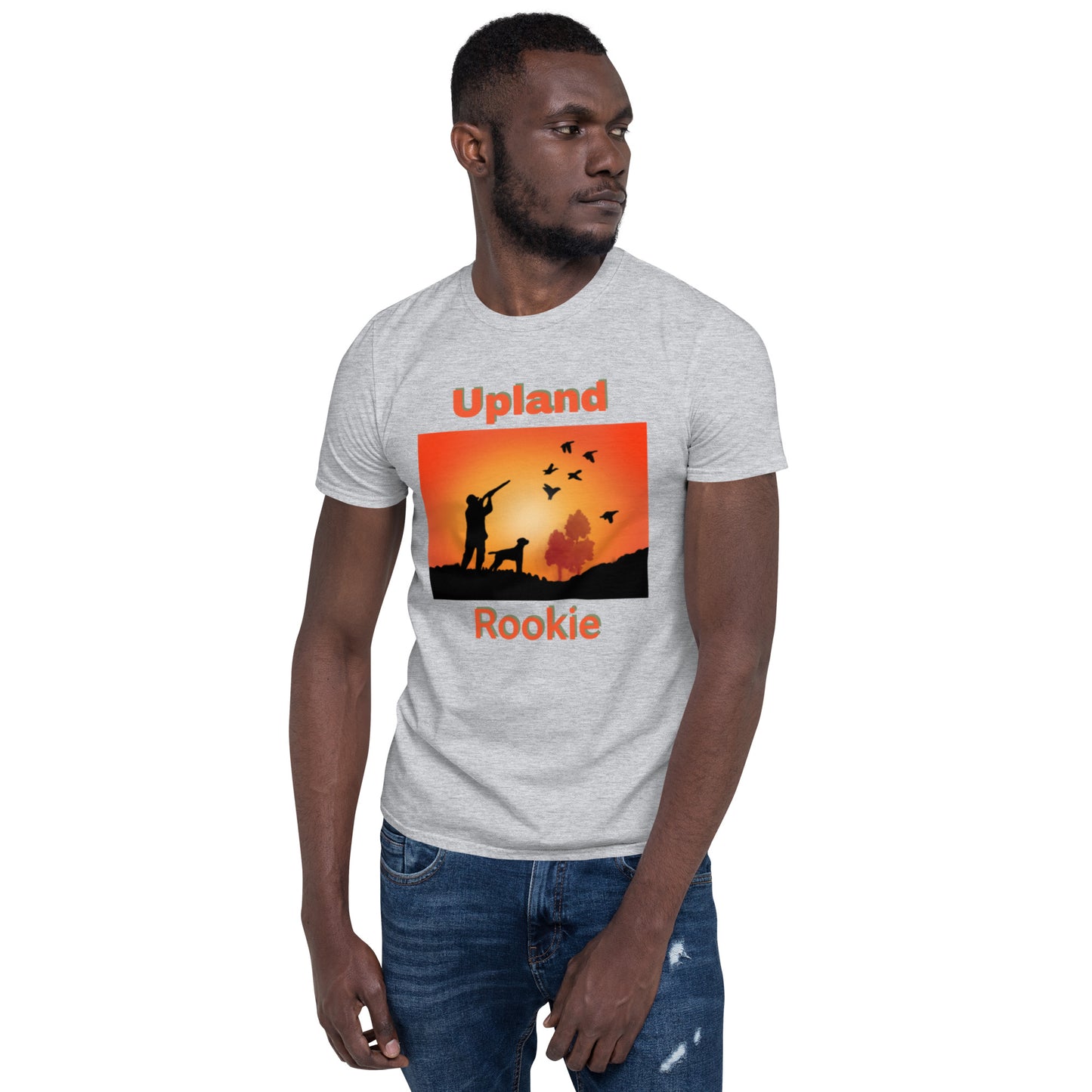 Short-Sleeve Unisex Man & Dog Silhouette at Sunset T-Shirt