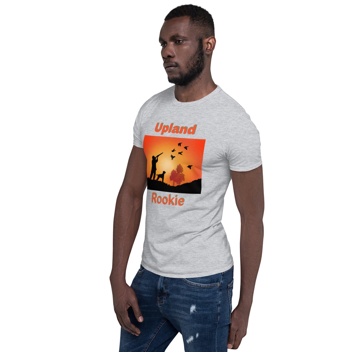 Short-Sleeve Unisex Man & Dog Silhouette at Sunset T-Shirt