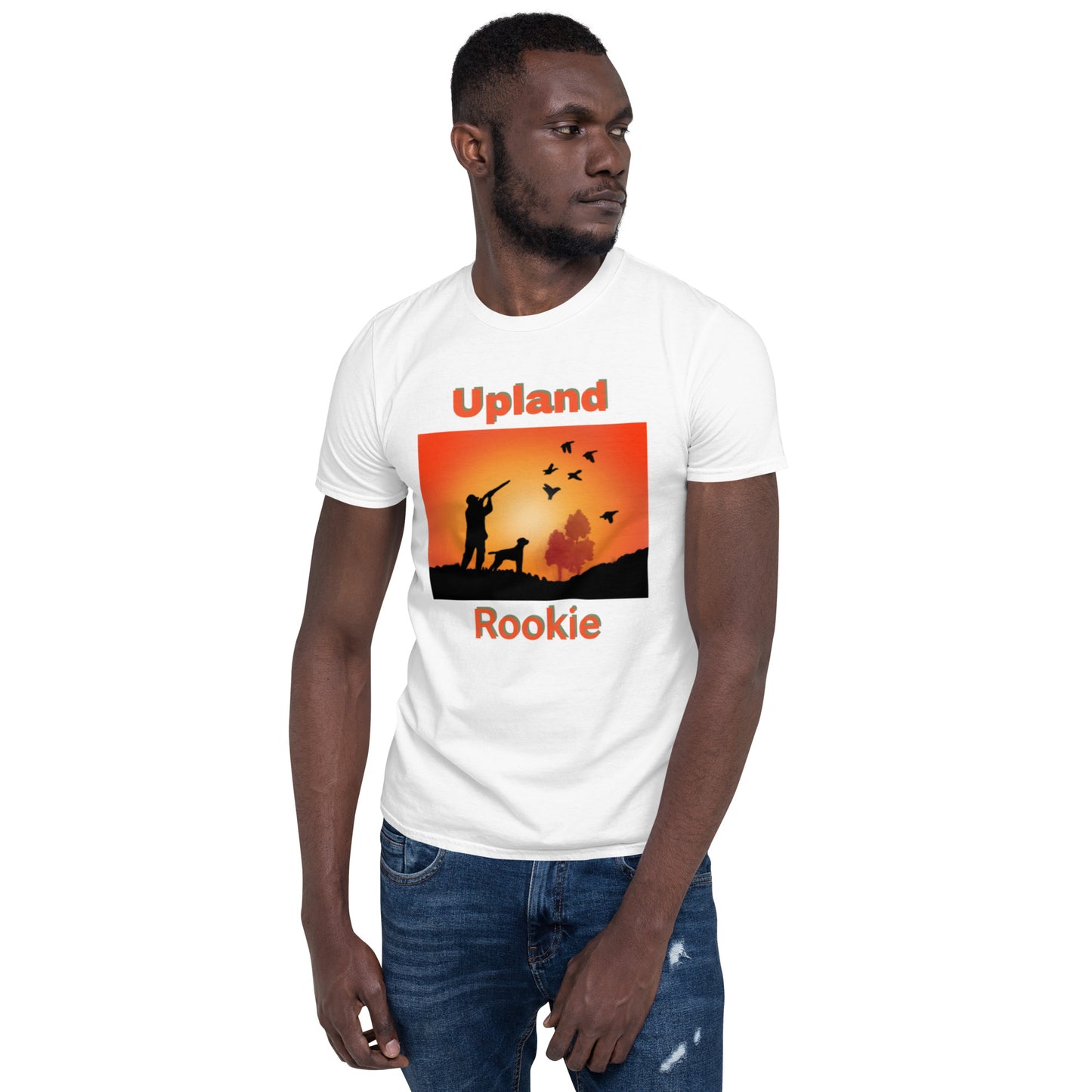 Short-Sleeve Unisex Man & Dog Silhouette at Sunset T-Shirt