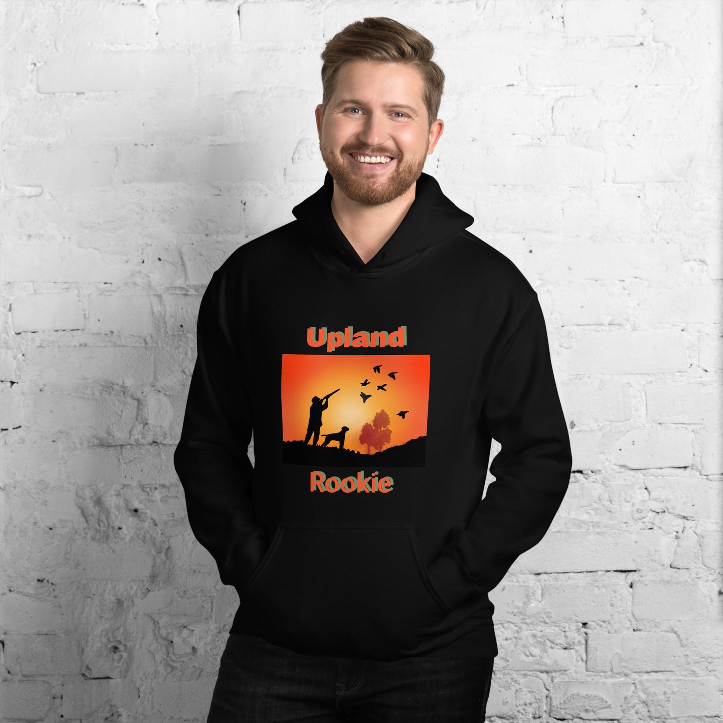 Unisex Man & Dog Silhouette at Sunset Hoodie