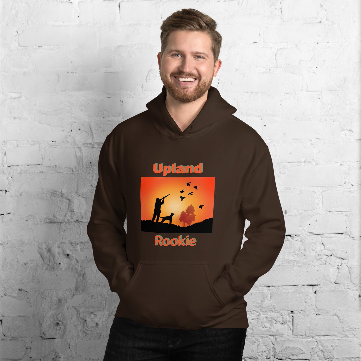 Unisex Man & Dog Silhouette at Sunset Hoodie