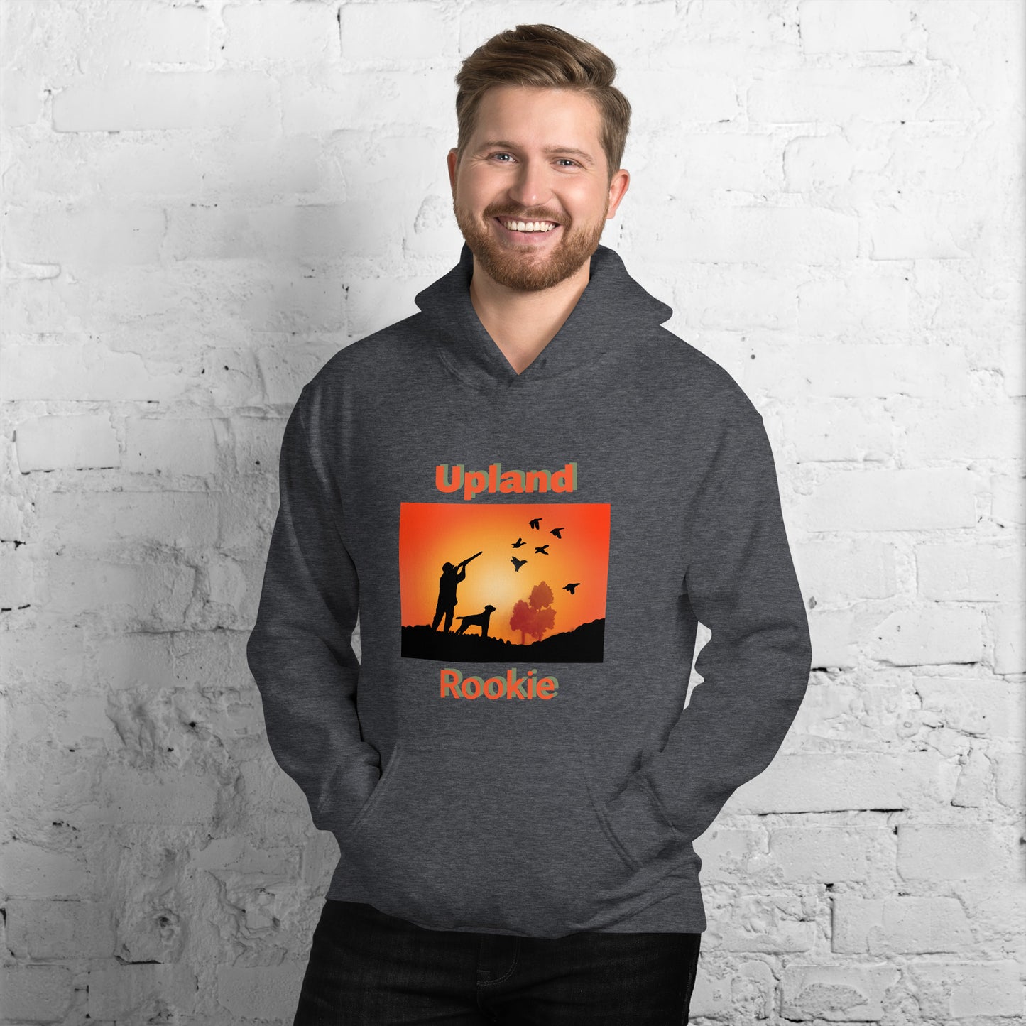 Unisex Man & Dog Silhouette at Sunset Hoodie