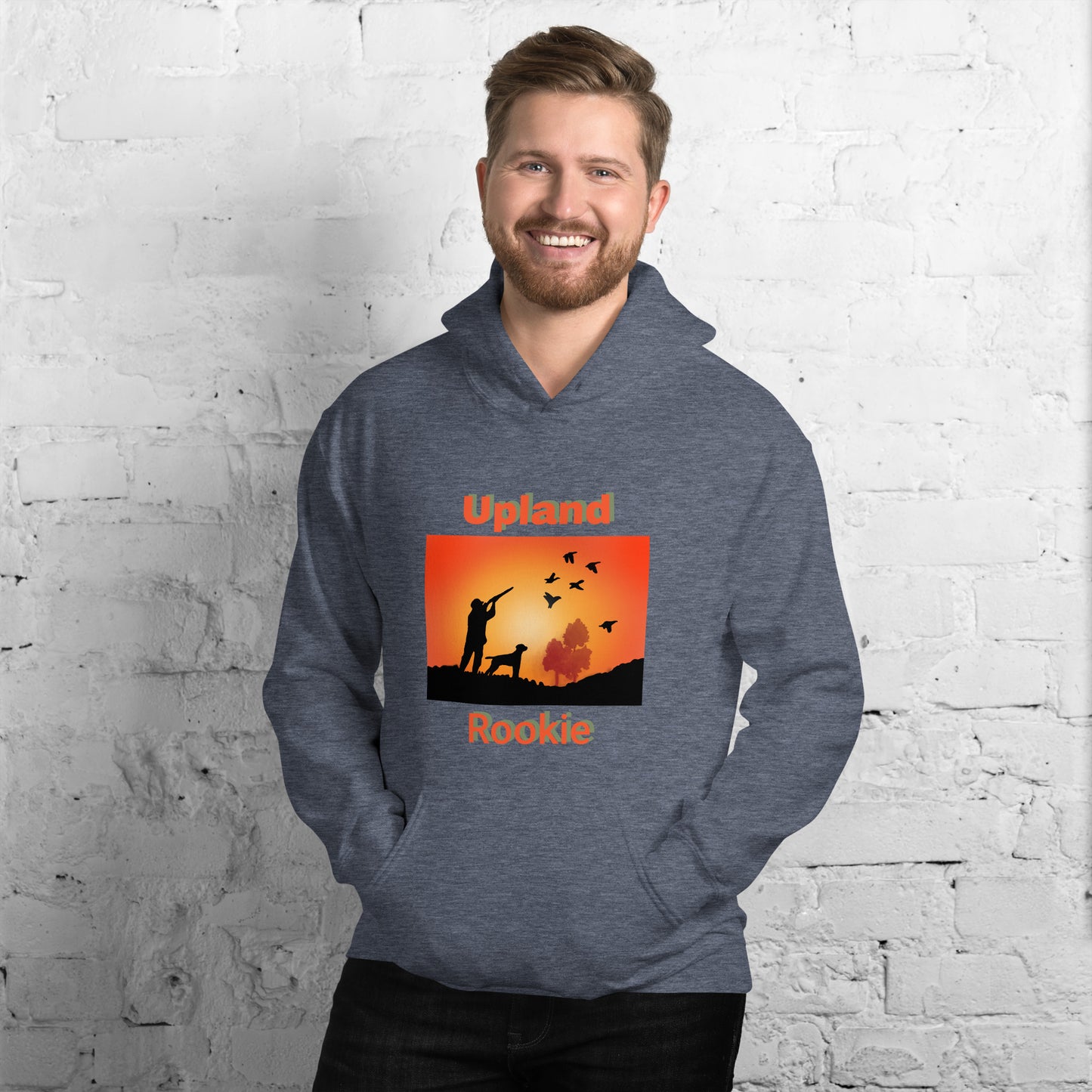 Unisex Man & Dog Silhouette at Sunset Hoodie