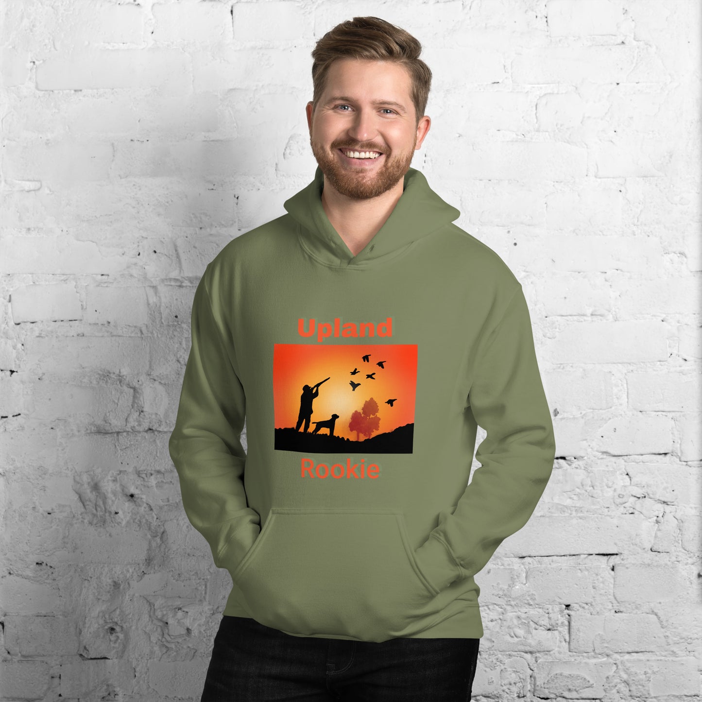 Unisex Man & Dog Silhouette at Sunset Hoodie