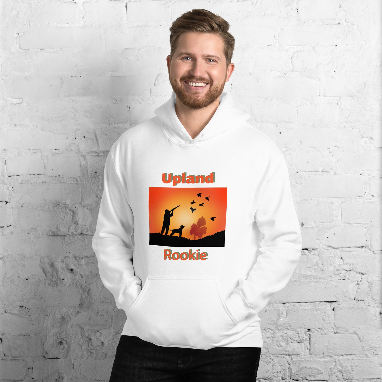 Unisex Man & Dog Silhouette at Sunset Hoodie